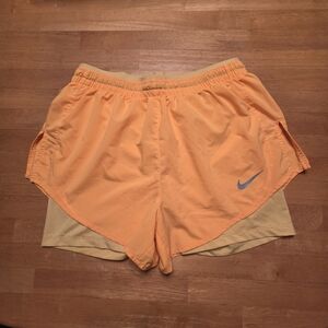 Nike Women's Orange Athletic Shorts